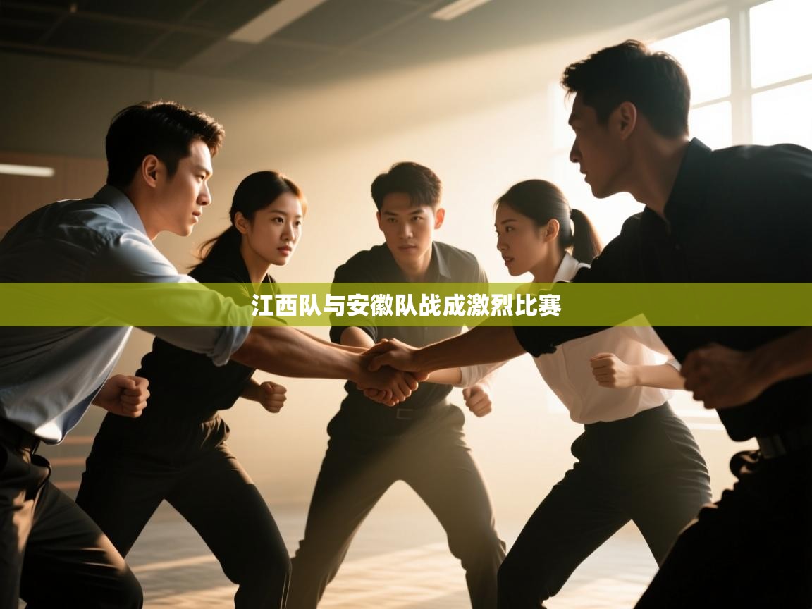 江西队与安徽队战成激烈比赛