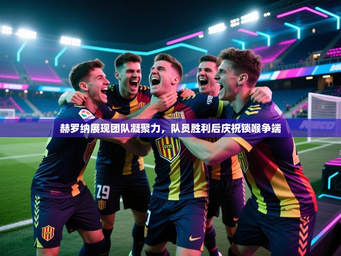 赫罗纳展现团队凝聚力，队员胜利后庆祝锁喉争端  第1张